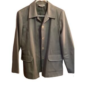 Synari Vintage  Western Cut Olive Green Blazer USA Made Women's Size 10